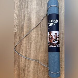 Reebok Yoga Mat, 4mm Thickness (68”x 24”) Grippy Texture, Easy To Roll, BLUE